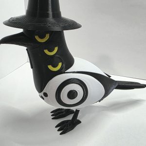 Demonic Korean Magpie Shoulder Buddy